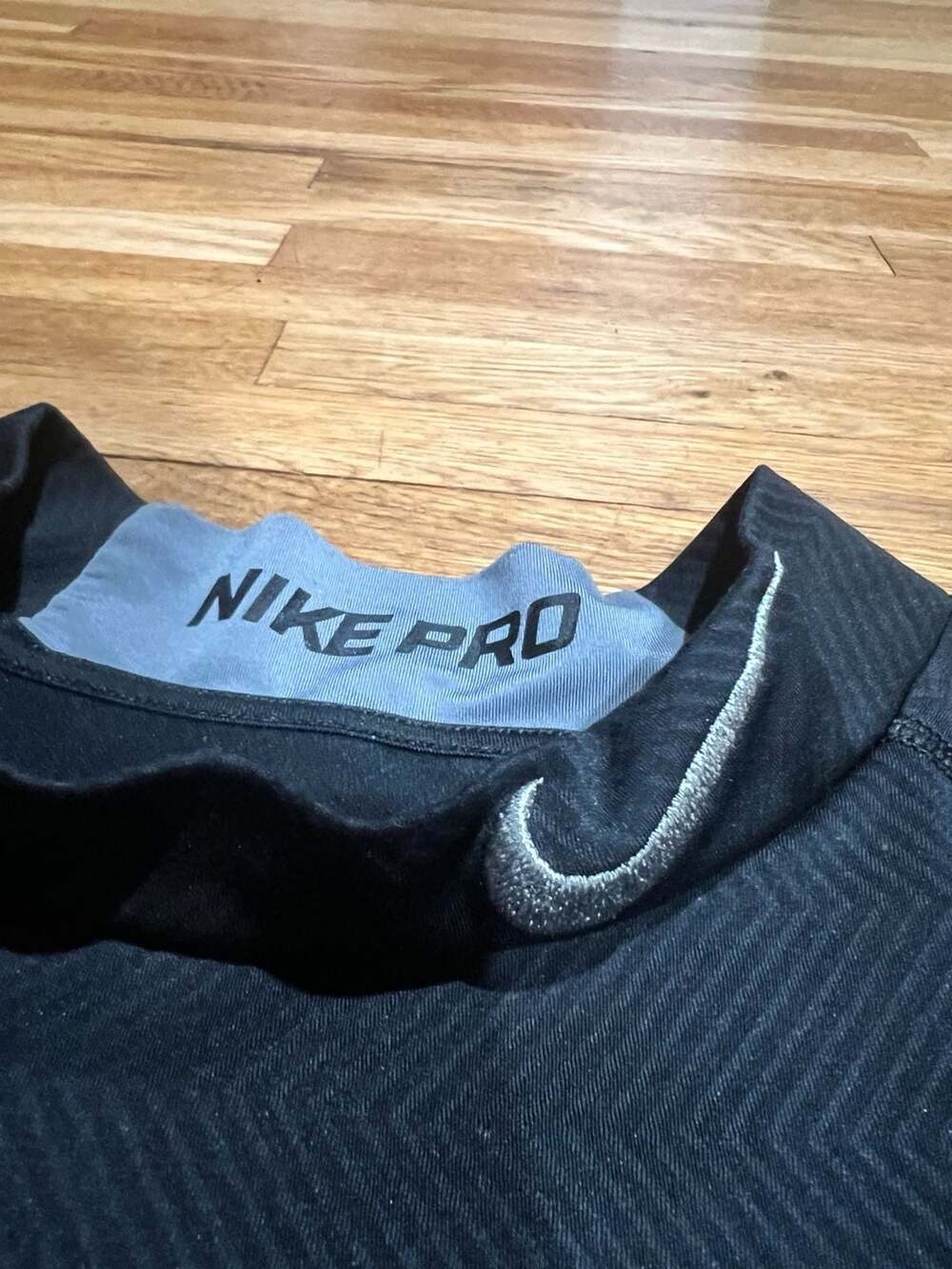 Nike Pro Dri-FIT Fitted Long Sleeve Mock Neck Athletic Shirt - Picture 2 of 3